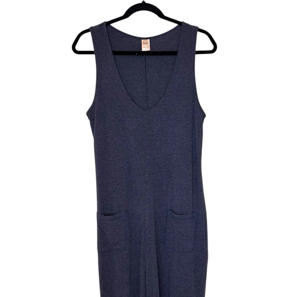 Smash + Tess Saturday Romper- Blue Sleeveless Romper- Size Medium - Picture 3 of 10